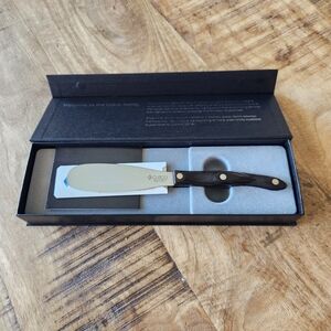 Cutco Spreader with Dark Brown Triple-Rivet Handle and Silver Blade